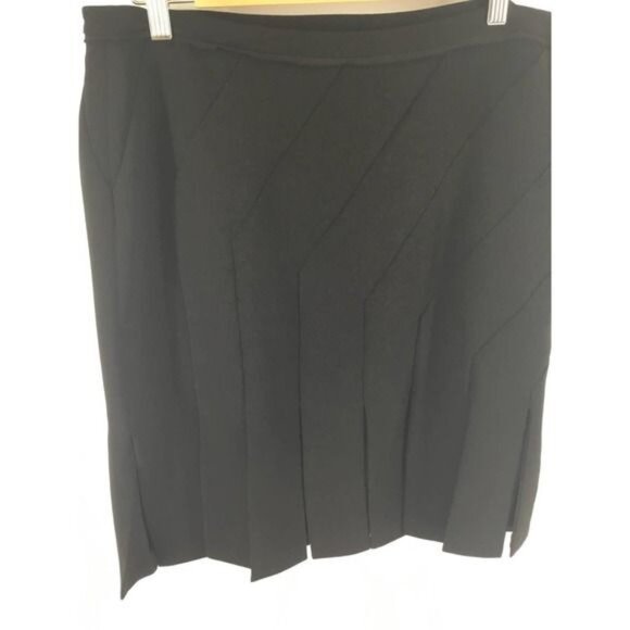 White House Black Market Pleated Mini Skater Skirt 10 - Picture 2 of 5